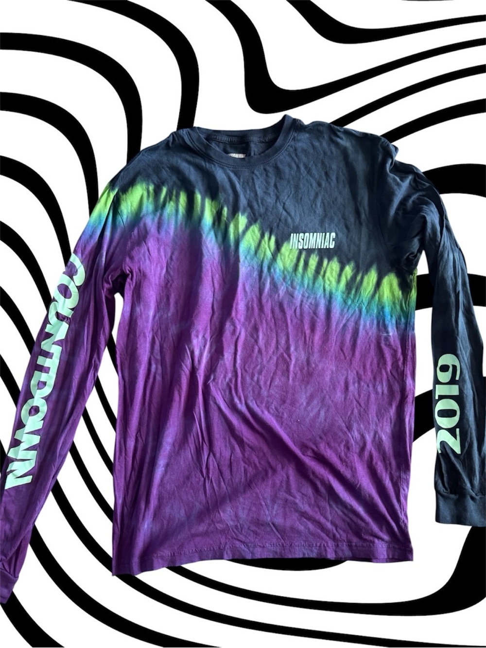 Insomniac’s Countdown 2019 Tie-Dye Tee - Purple & Blue